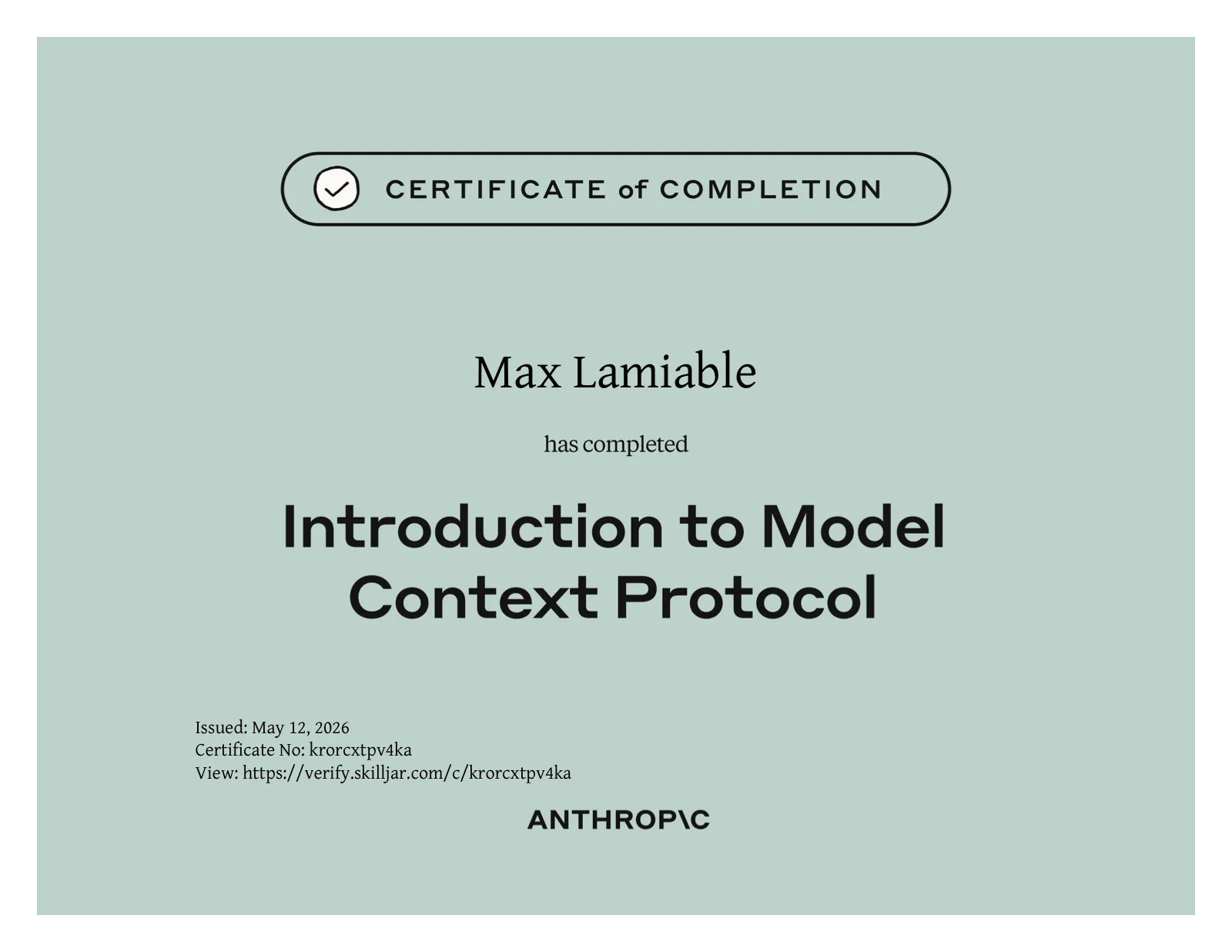 Model Context Protocol (MCP), Anthropic